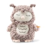 Steiff Kuscheltier Ollie Eule, Süßes Stofftier, Jungen, Mädchen & Babys ab 0 Monaten, Friends, Plüschtier m, Beige