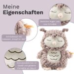 Steiff Kuscheltier Ollie Eule, Süßes Stofftier, Jungen, Mädchen & Babys ab 0 Monaten, Friends, Plüschtier m, Beige – Bild 5