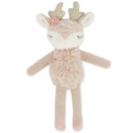 Bieco Kuscheltier Reh Ella mit Rassel | Baby Kuscheltier ab 0 Monate Stofftier Baby Plüschtier Reh r