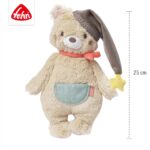 Fehn Kuscheltier Bär Bruno – Weicher Teddybär für Neugeborene als Einschlafhilfe - Stofftier zum Greifen,en – Bild 3