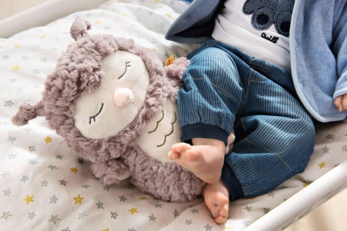 Steiff Kuscheltier Ollie Eule, Süßes Stofftier, Jungen, Mädchen & Babys ab 0 Monaten, Friends, Plüschtier m, Beige – Bild 2
